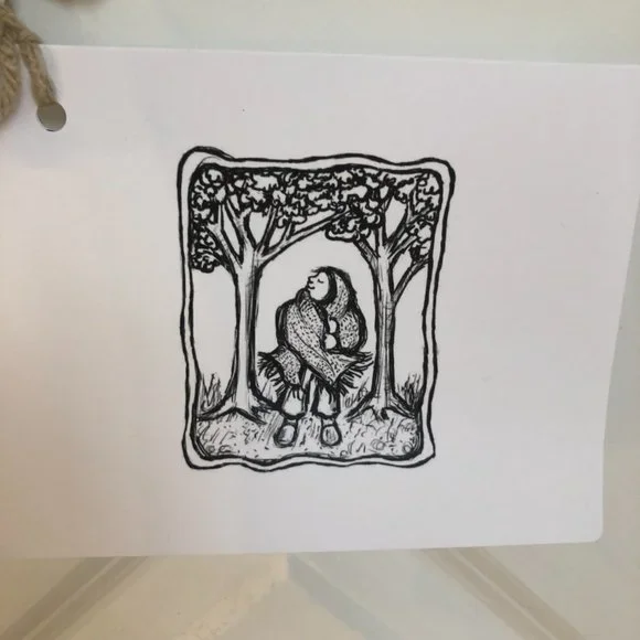 💕 SOLD! NWT! HANDMADE Crocheted Women's Shawl Wrap Gift with Heartfelt Blessing - Picture 12 of 14